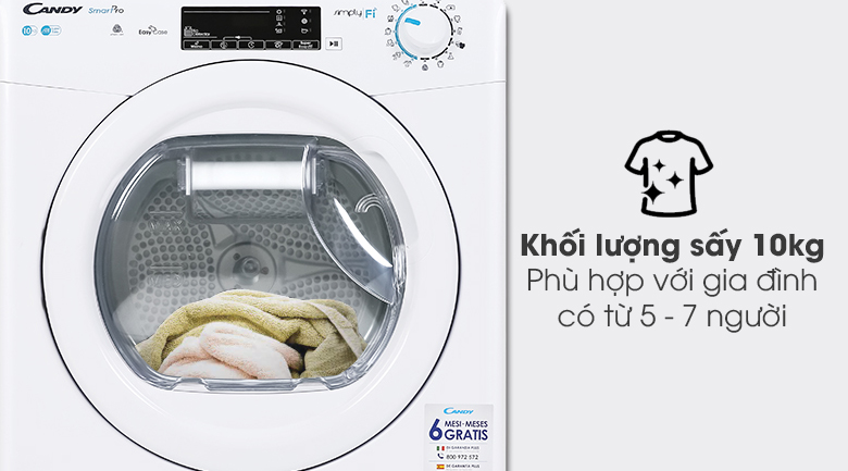 Máy sấy ngưng tụ CANDY 10kg CSO C10TE-S