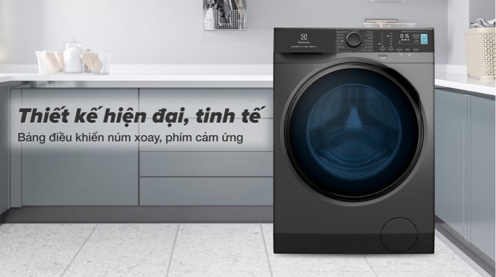 MÁY GIẶT ELECTROLUX EWF9024P5SB, 9KG, LỒNG NGANG, MÀU XÁM
