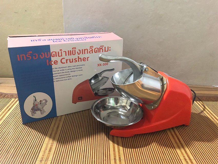 MÁY BÀO ĐÁ ICE CRUSHER XK300 2 LƯỠI 300W