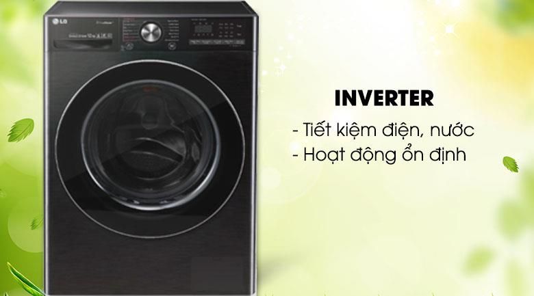 Máy giặt LG 10,5Kg FV1450S2B AI DD lồng ngang màu đen