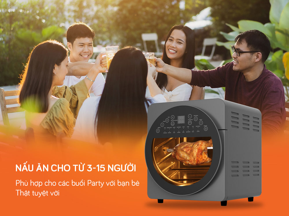 Nồi chiên không dầu UNIE UE-999, 14.5 lít