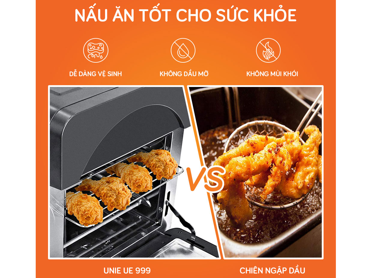 Nồi chiên không dầu UNIE UE-999, 14.5 lít