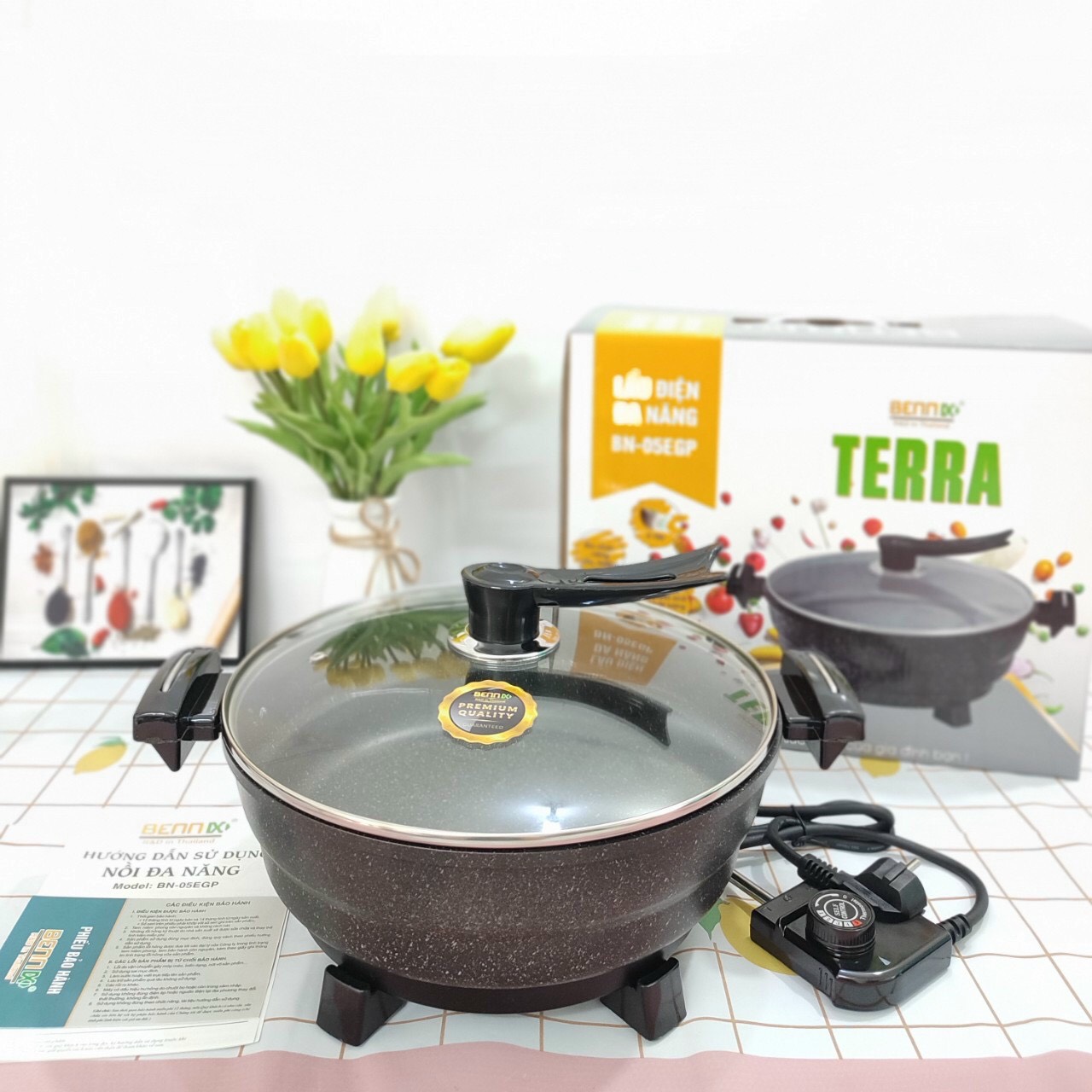 NỒI LẨU ĐIỆN BENNIX BN-05EGP CÔNG NGHỆ THÁI LAN