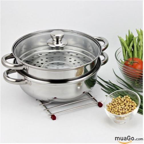 NỒI HẤP 2 TẦNG POT 28CM
