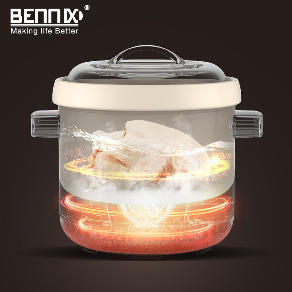 NỒI NẤU CHẬM BENNIX BN-68KC-G, 3L - LIÊN HỆ ĐỂ ĐƯỢC GIÁ TỐT