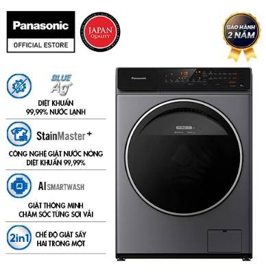 MÁY GIẶT PANASONIC NA-V90FC1LVT , 9KG, INVERTER, LỒNG NGANG, MÀU GHI - LIÊN HỆ ĐỂ ĐƯỢC GIÁ TỐT