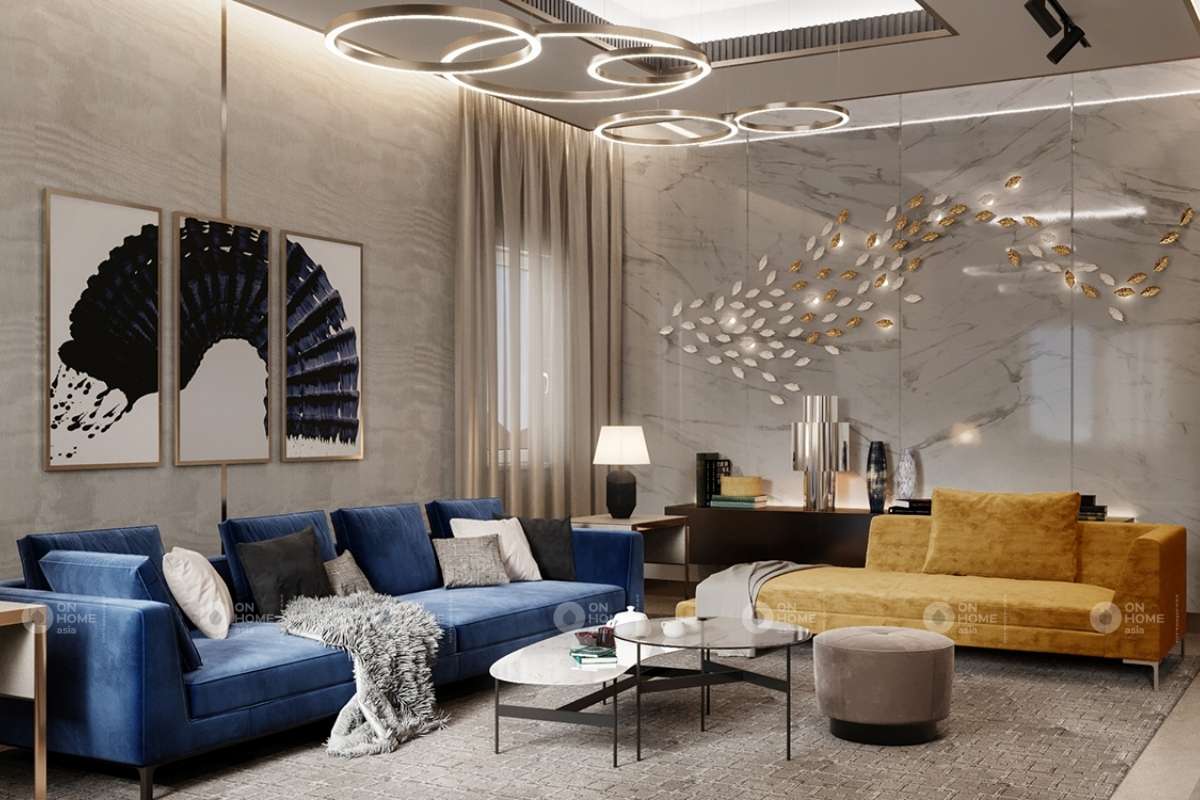 Thiết kế phòng khách theo phong cách cổ điển