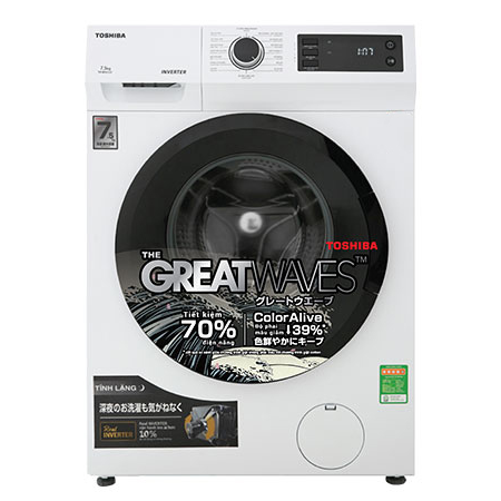 Máy giặt Toshiba 7.5kg TW-BK85S2V lồng ngang màu trắng