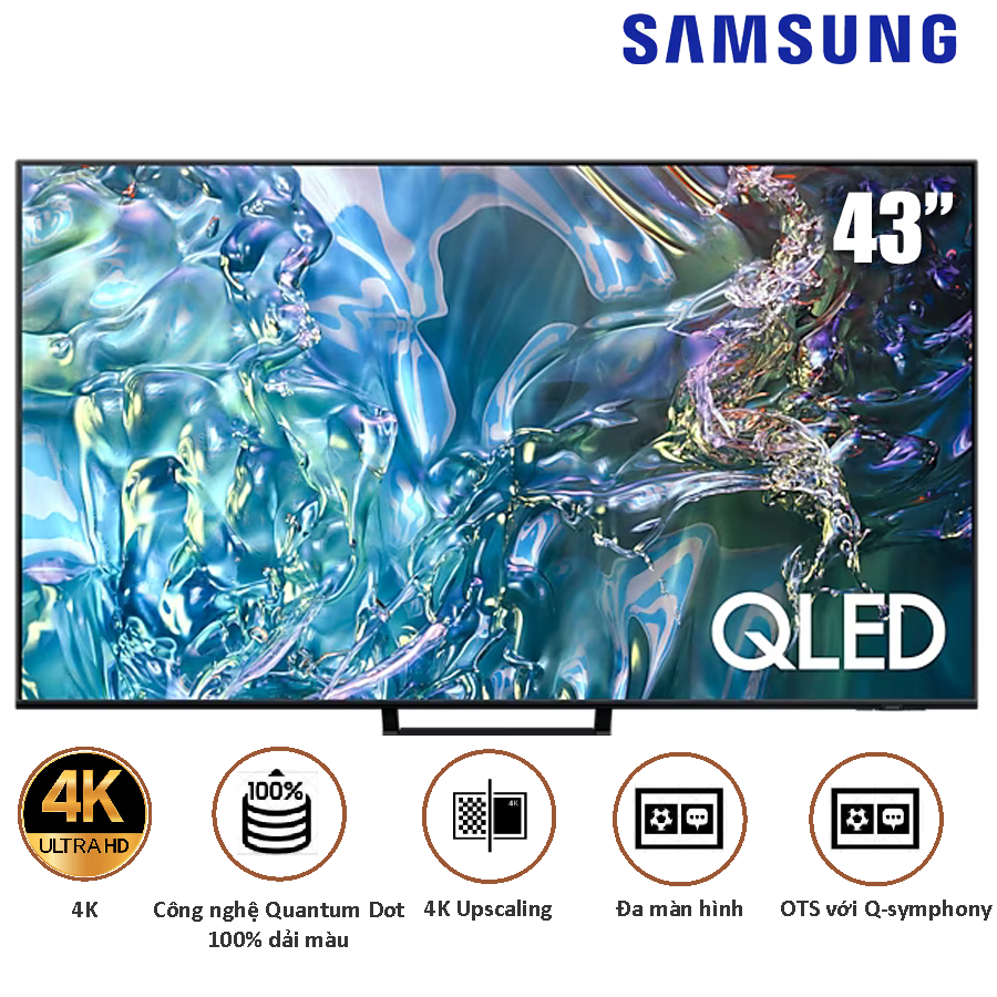 TV SAMSUNG 43-iNCHQ60D - QLED 4K