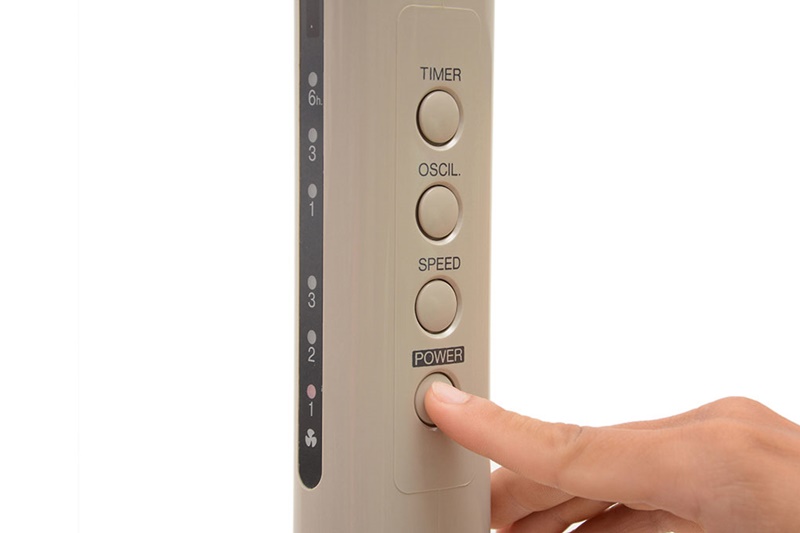 QUẠT CÂY ĐK PANASONIC F409KBE, MÀU BE