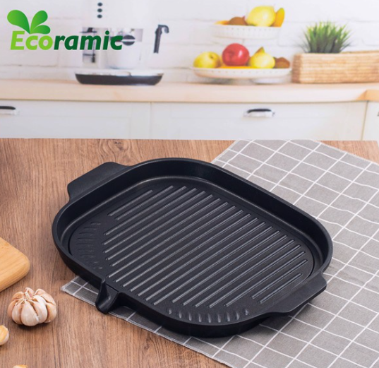 CHẢO NƯỚNG BBQ ĐÁY TỪ ECORAMIC 32X29 - LIÊN HỆ ĐỂ ĐƯỢC GIÁ TỐT