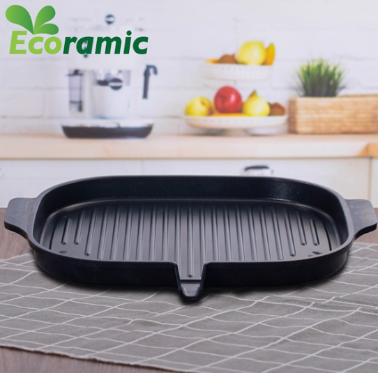 CHẢO NƯỚNG BBQ ĐÁY TỪ ECORAMIC 32X29 - LIÊN HỆ ĐỂ ĐƯỢC GIÁ TỐT