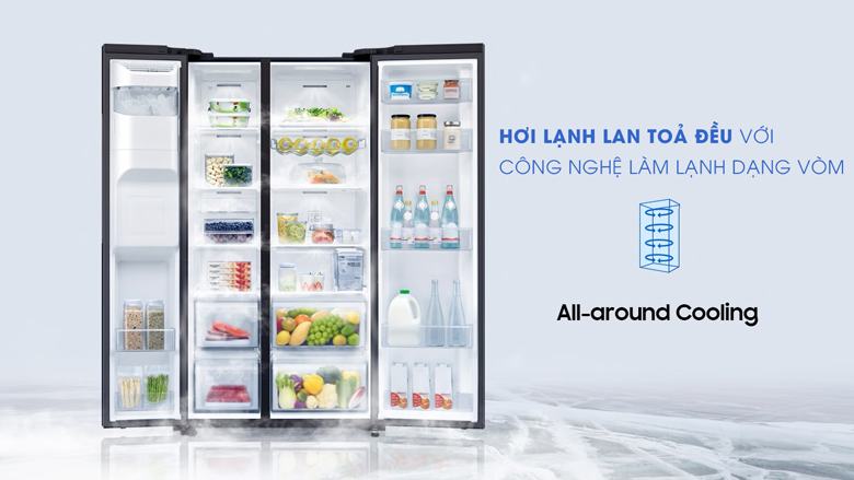 Tủ lạnh Samsung Inverter 617 lít RS64R5301B4/SV