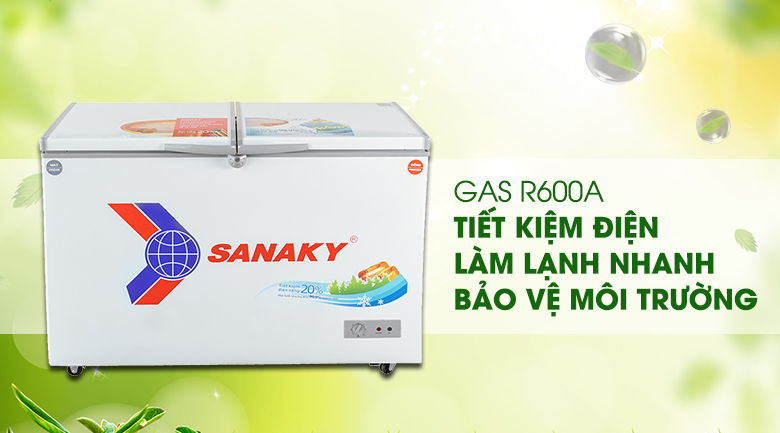 Tủ đông Sanaky VH-3699W1N 260 lít 2 chế độ