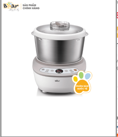 Máy trộn bột 5L Bear DM-B50V1 (HMJ-A50B1)