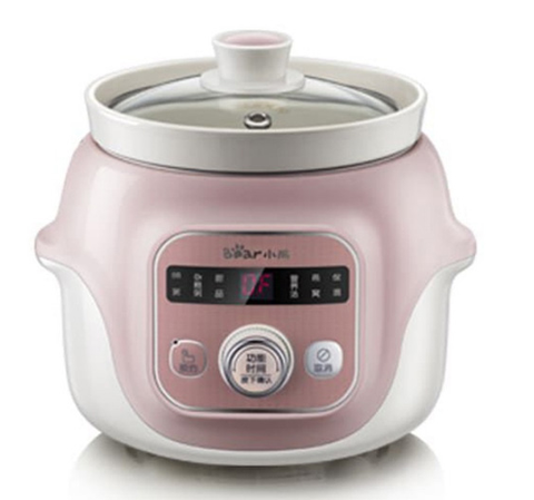 Nồi Nấu Chậm 1L Bear DDG-D10B1S - Hàng Quốc Tế