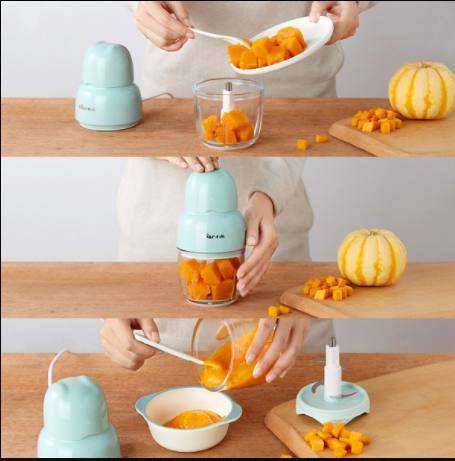 Máy xay ăn dặm mini 0.6L Bear QSJ-C02K1 (GR-B06V1)