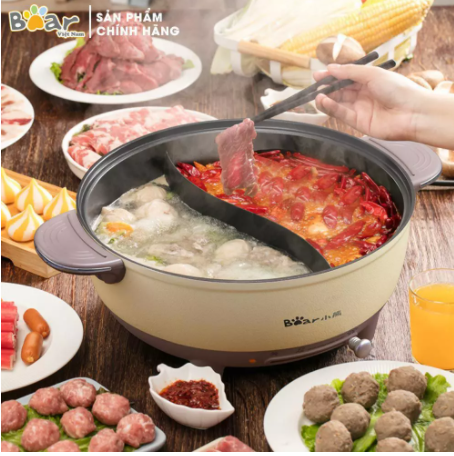 Nồi lẩu uyên ương Bear DHG-B60R6