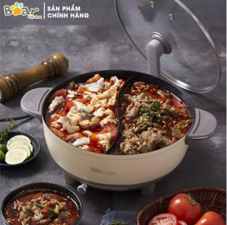 Nồi lẩu uyên ương Bear DHG-B60R6