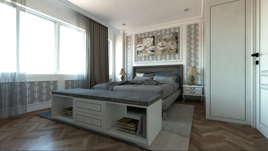 Phòng ngủ theo phong cách thiết kế hiện đại