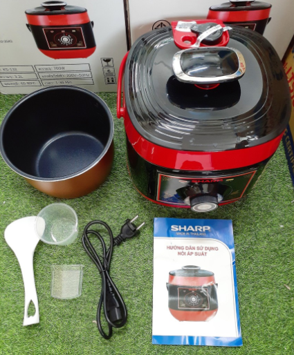 Nồi áp suất điện sharp KS-280S, 6 lít