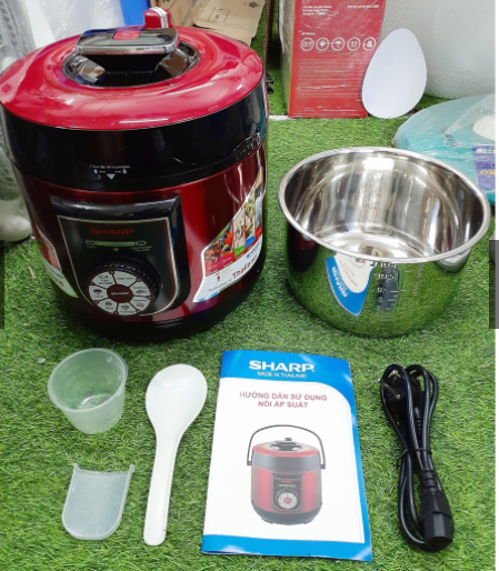 Nồi áp suất điện sharp KS-280S, 6 lít