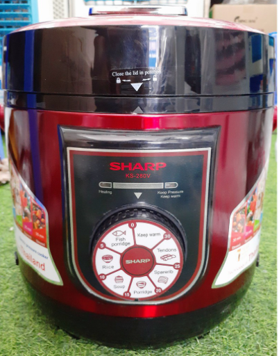 Nồi áp suất điện sharp KS-280S, 6 lít