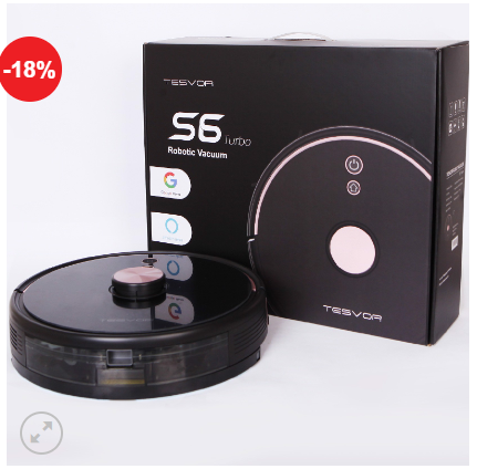 Robot Hút Bụi Lau Nhà Tesvor S6 Turbo (bản quốc tế)