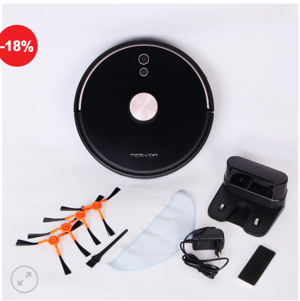 Robot Hút Bụi Lau Nhà Tesvor S6 Turbo (bản quốc tế)