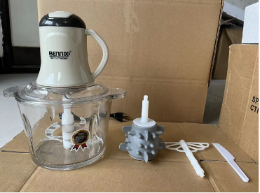 Máy xay thịt Bennix BN-588G Cối thủy tinh(chức năng bóc tỏi )