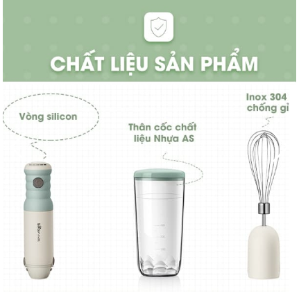 Máy xay cầm tay đa năng Bear JBQ-B50E1