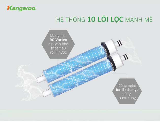 Máy lọc nước Kangaroo Infinity nóng lạnh KG10A2I