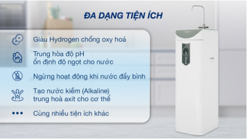 Máy lọc nước RO Hydrogen Kangaroo KG100HD2 8 lõi