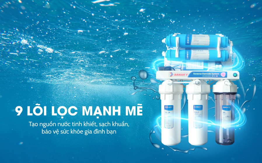 Máy lọc nước RO Sanaky SNK-US219 không vỏ âm tủ