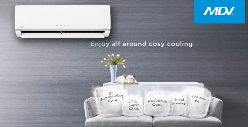 Điều hòa 1 chiều MDV 9.000BTU MDVF-10CRN8 (Model 2023)