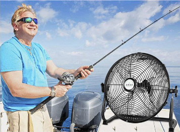 Quạt Năng Lượng Mặt Trời Có Pin Tích Điện. Cánh Nhôm Siêu Mát, Hàng Cứng Cáp, Có Cổng Sạc USB