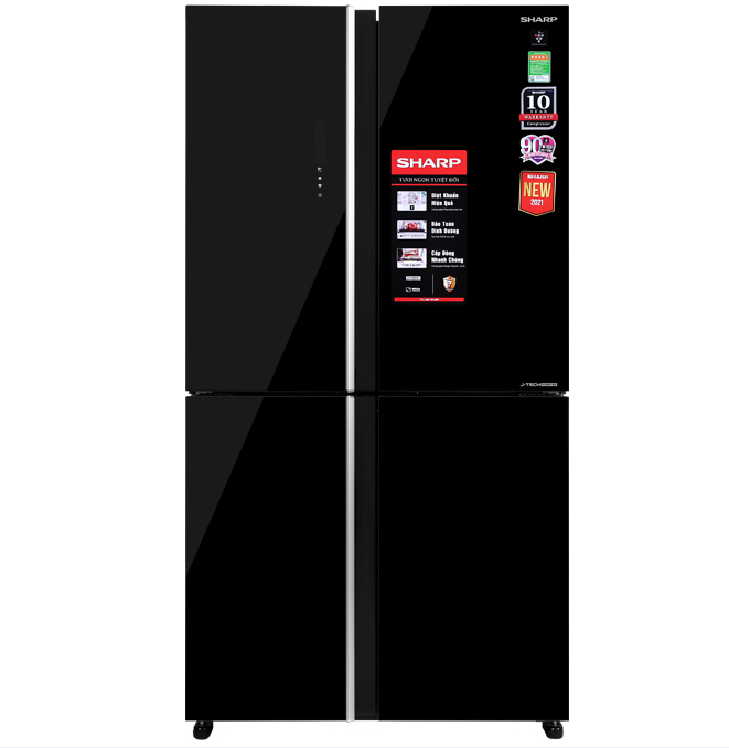 Tủ lạnh Sharp inverter 525 lít SJ-FXP600VG-BK