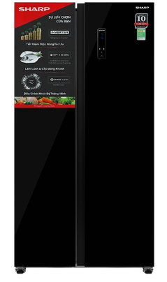 TỦ LẠNH SHARP SJ-SBX440VG-BK, INVERTER, 442L, MÀU ĐEN - LIÊN HỆ ĐỂ ĐƯỢC GIÁ TỐT