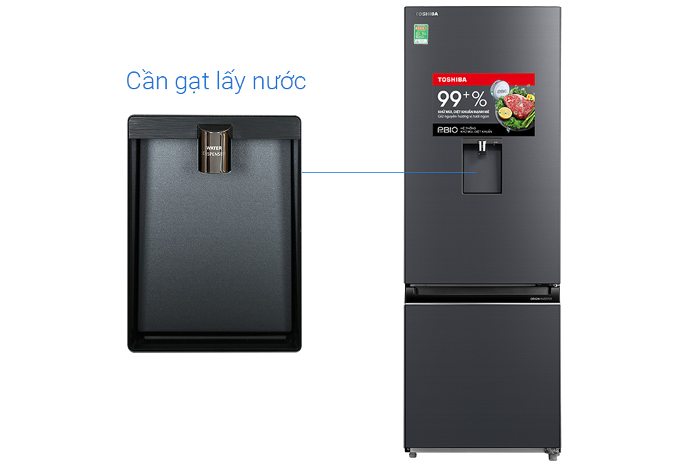 Tủ lạnh Toshiba Inverter 322 lít GR-RB405WE-PMV(06)-MG - liên hệ để được giá tốt