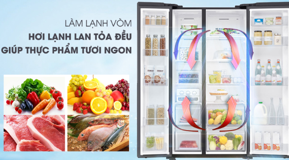 Tủ lạnh Samsung Inverter 655 lít RS62R5001B4/SV - LIÊN HỆ ĐỂ ĐƯỢC GIÁ TỐT