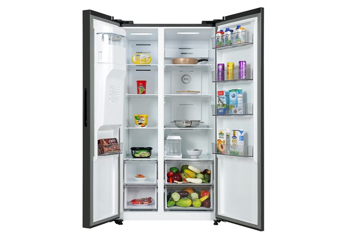 TỦ LẠNH TOSHIBA SIDE BY SIDE GR-RS755WIA-PGV(22)-XK Inverter 568 lít Lấy đá viên, đá bào bên ngoài