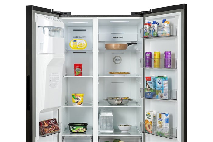 TỦ LẠNH TOSHIBA SIDE BY SIDE GR-RS755WIA-PGV(22)-XK Inverter 568 lít Lấy đá viên, đá bào bên ngoài