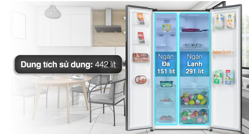 TỦ LẠNH SHARP SJ-SBX440VG-BK, INVERTER, 442L, MÀU ĐEN - LIÊN HỆ ĐỂ ĐƯỢC GIÁ TỐT