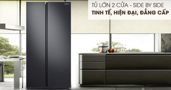 Tủ lạnh Samsung Inverter 655 lít RS62R5001B4/SV - LIÊN HỆ ĐỂ ĐƯỢC GIÁ TỐT