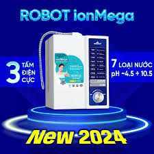 MÁY LỌC NƯỚC ĐIỆN GIẢI ION KIỀM ROBOT IONMEGA 37; 3 TẤM