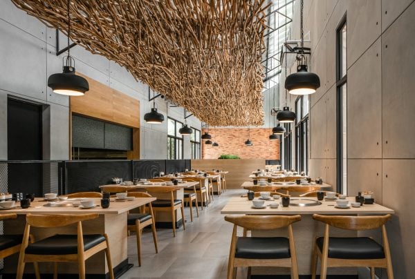 Thiết kế nội thất nhà hàng nướng kiểu Nhật