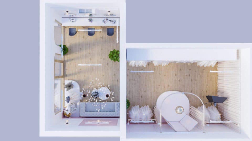 Mẫu thiết kế Showroom áo cưới cao cấp