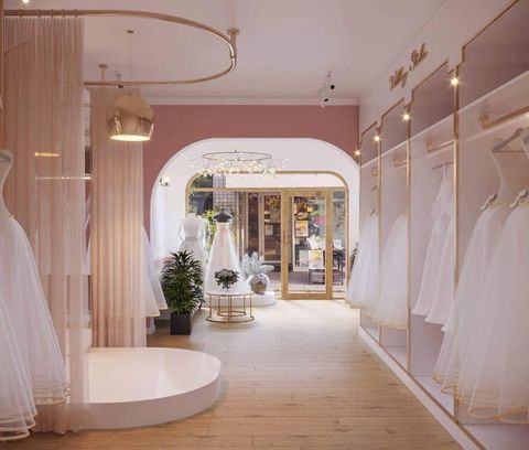 Mẫu thiết kế Showroom áo cưới cao cấp
