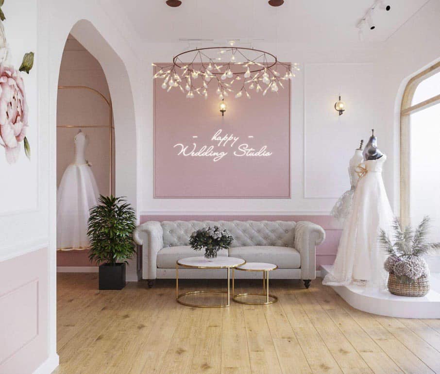 Mẫu thiết kế Showroom áo cưới cao cấp