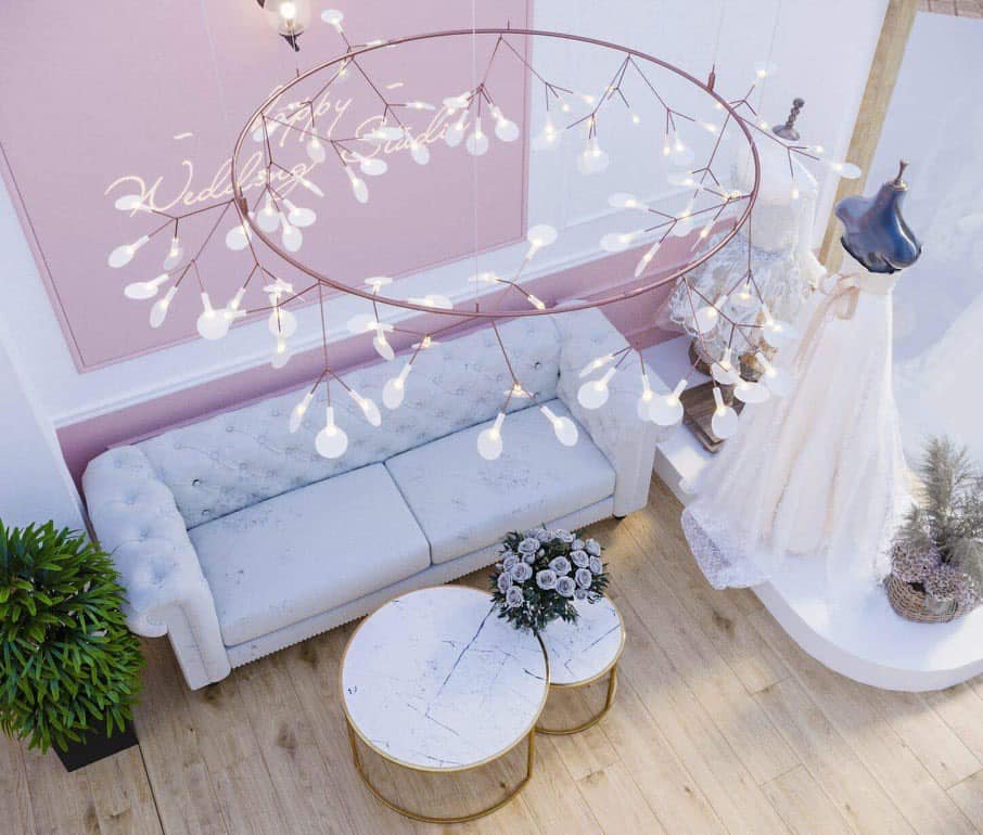 Mẫu thiết kế Showroom áo cưới cao cấp